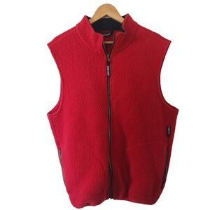 Chuck Roast Fleece Vest Polartec Red XL